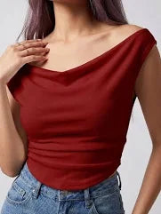 Istyle Can Women's Polyester Crop Top